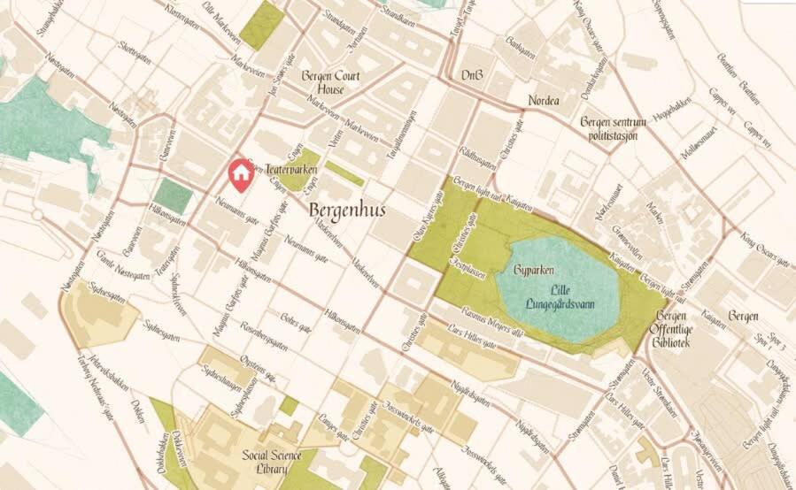 Dinbnb Apartments I Charming 3-Bedroom In The Heart Of The City Берген Екстер'єр фото
